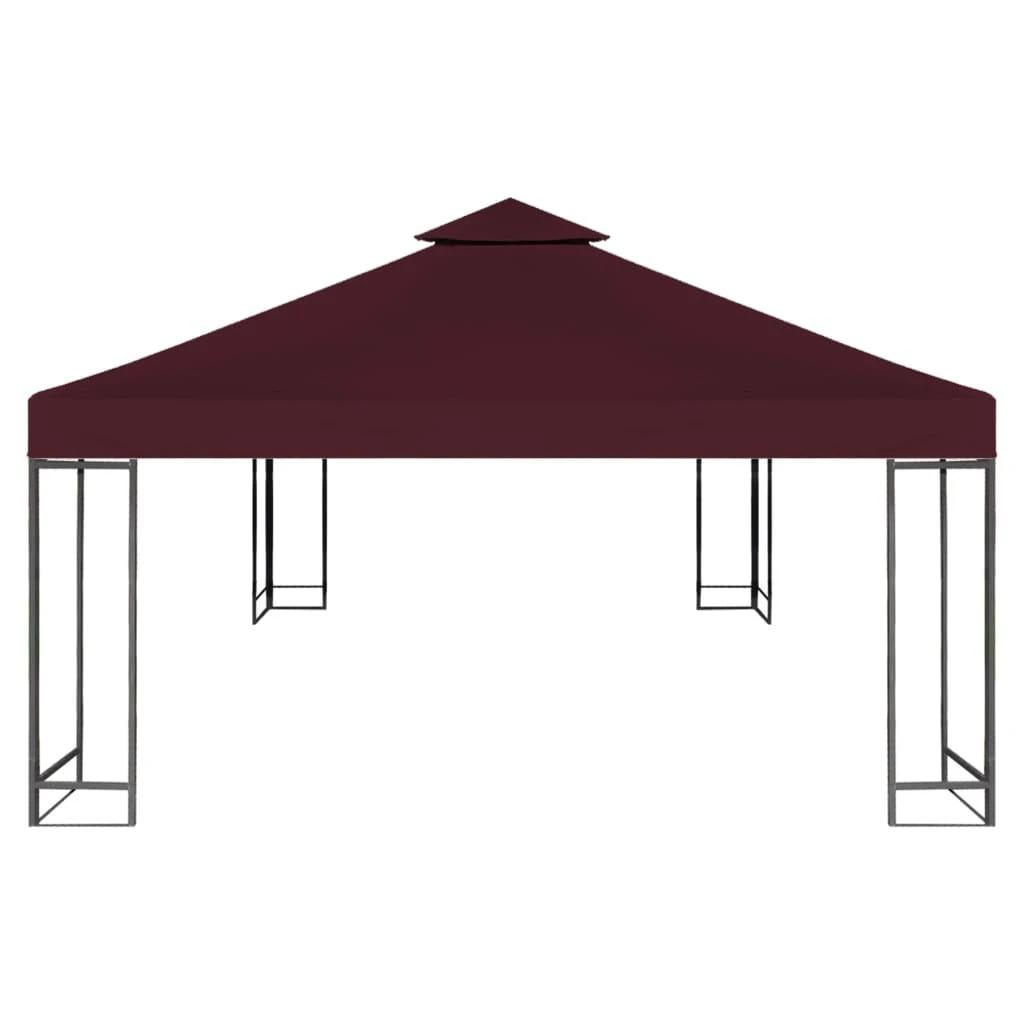 Viršutinis pavėsinės uždangalas, 2 aukštų, bordo, 310g/m², 3x3m