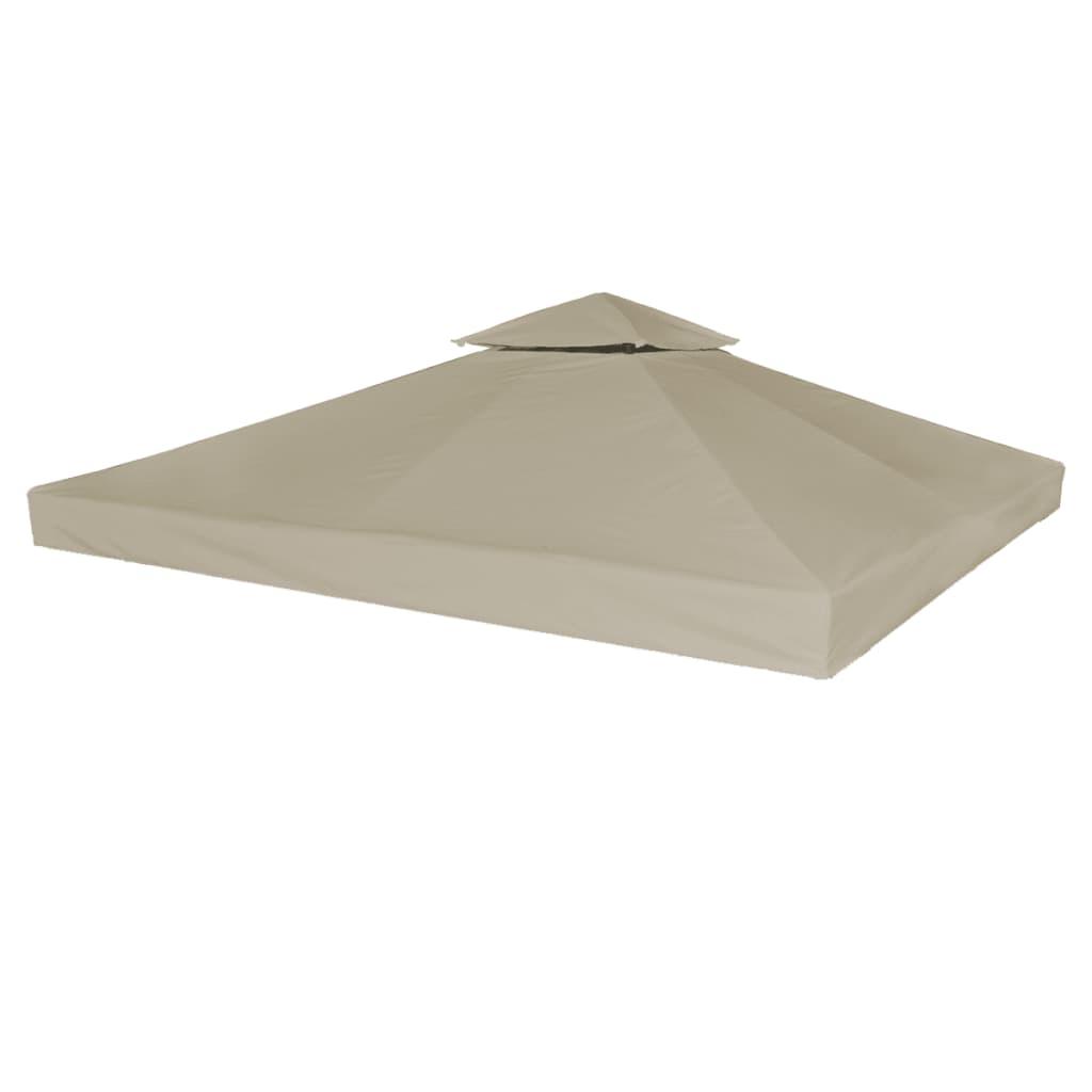 2 pakopų viršut. pavės. uždang., 310 g/m², 3x3m, taupe sp.