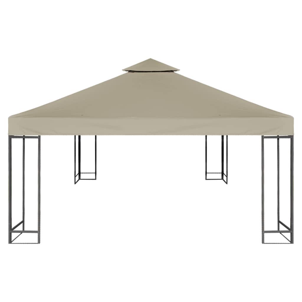 2 pakopų viršut. pavės. uždang., 310 g/m², 3x3m, taupe sp.