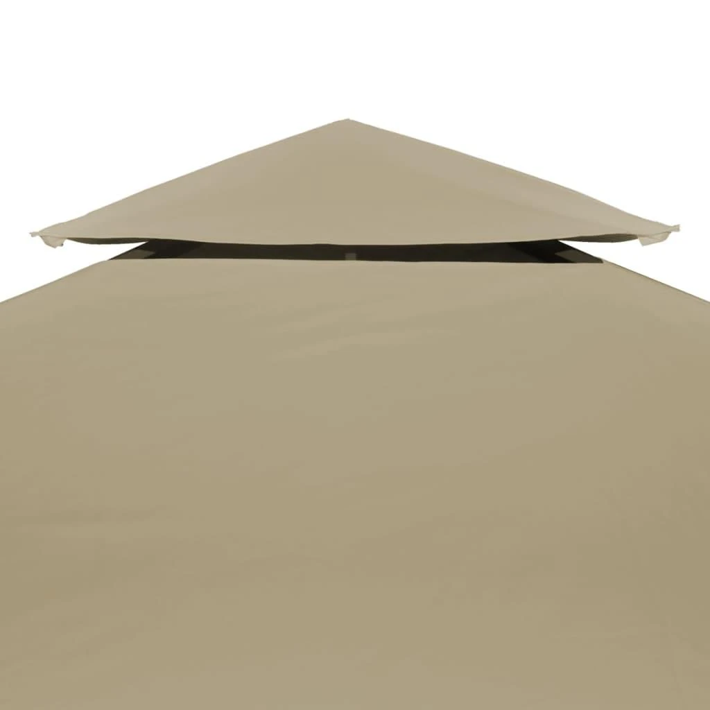 Pavėsinės uždangalas, taupe, 4x3m, 310 g/m²