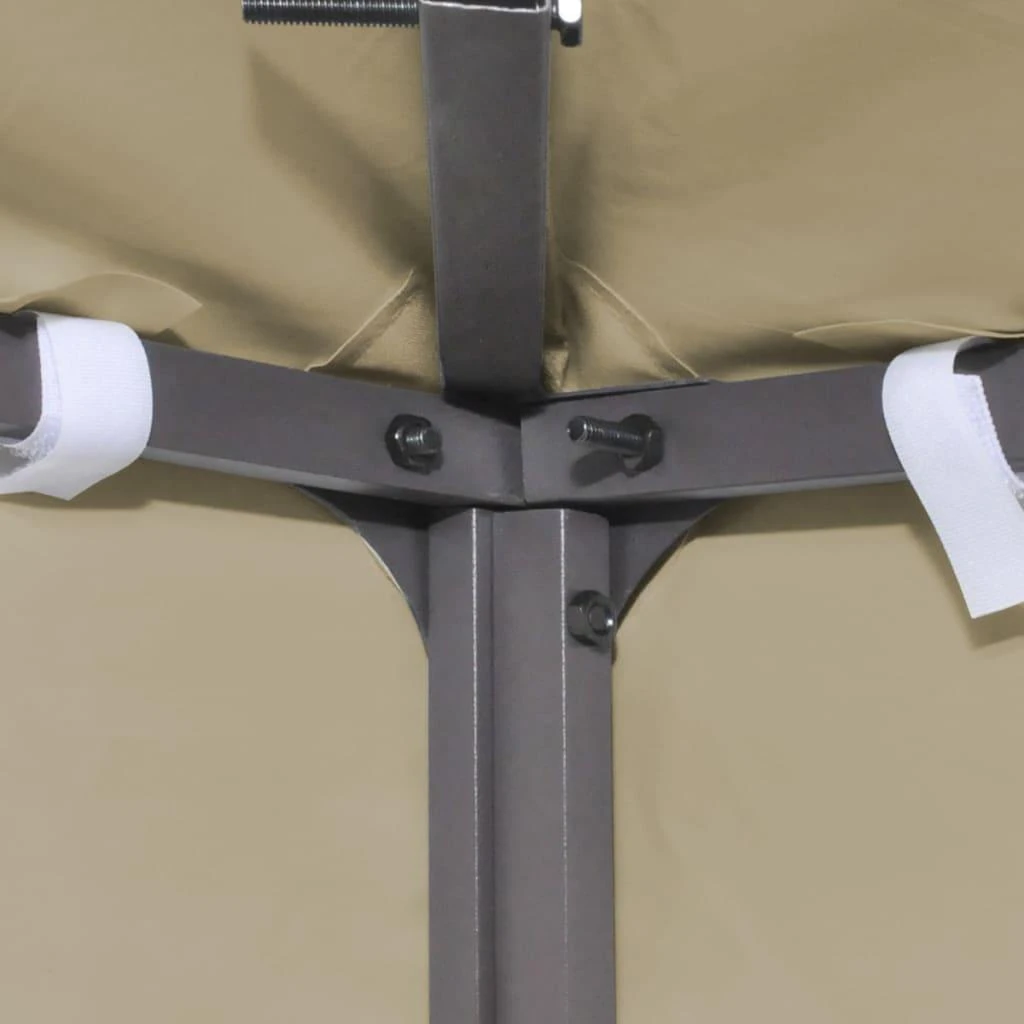 Pavėsinės uždangalas, taupe, 4x3m, 310 g/m²