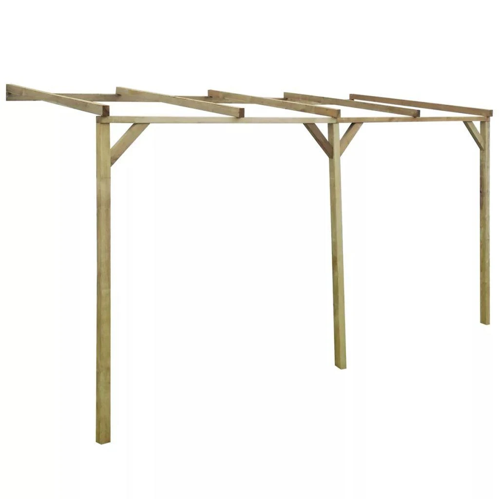 Atremiama pergolė, 2x4x2,2m, mediena