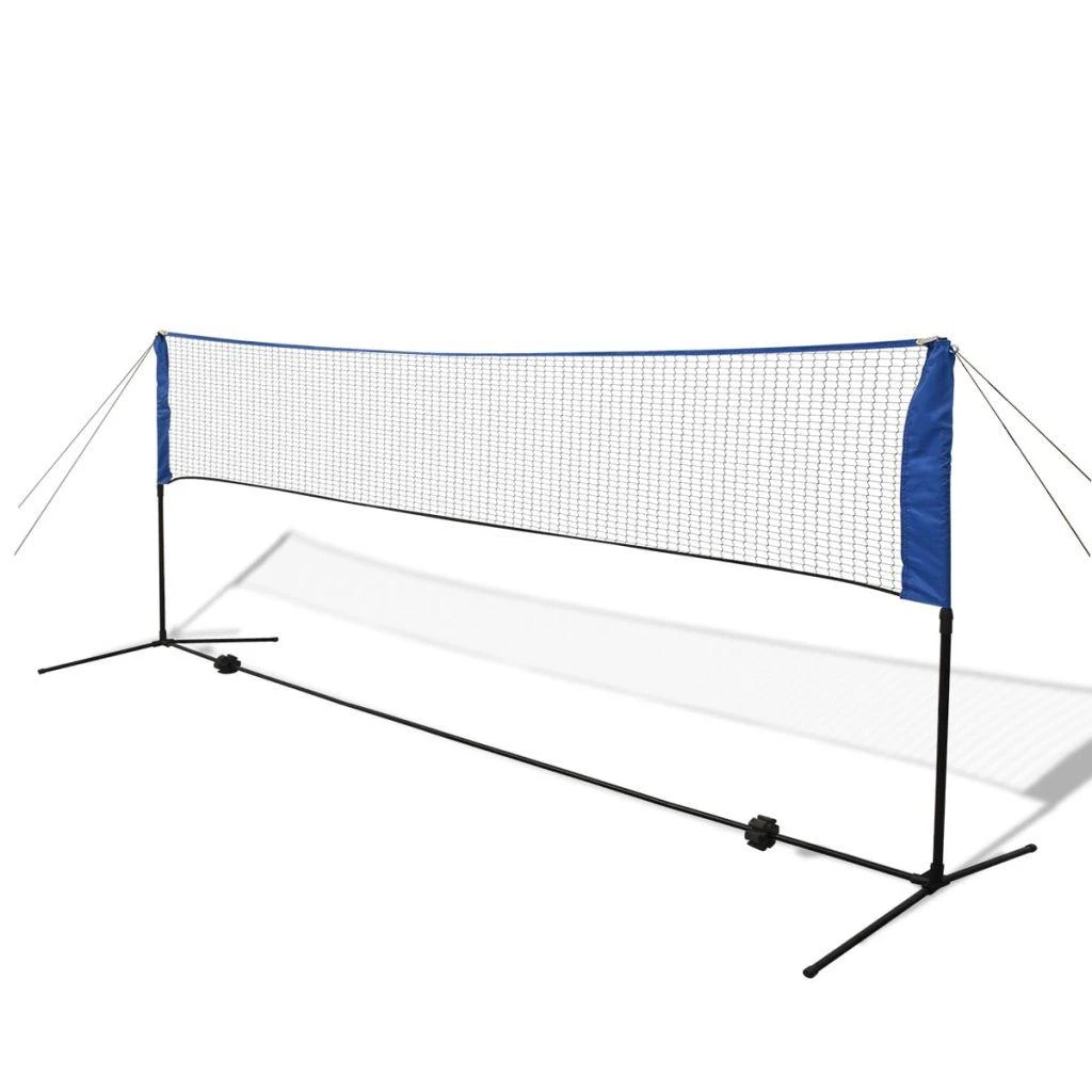 Badmintono tinklas su plunksninukais, 300x155 cm