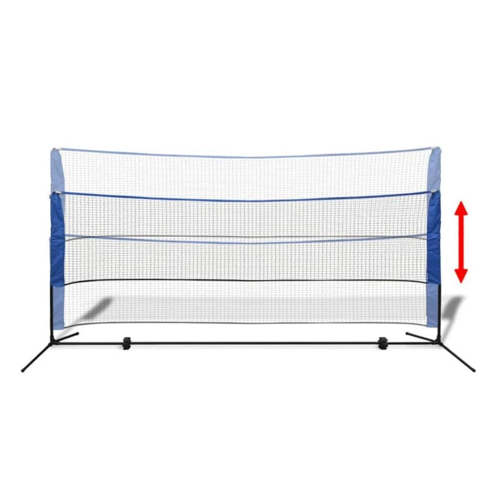 Badmintono tinklas su plunksninukais, 300x155 cm