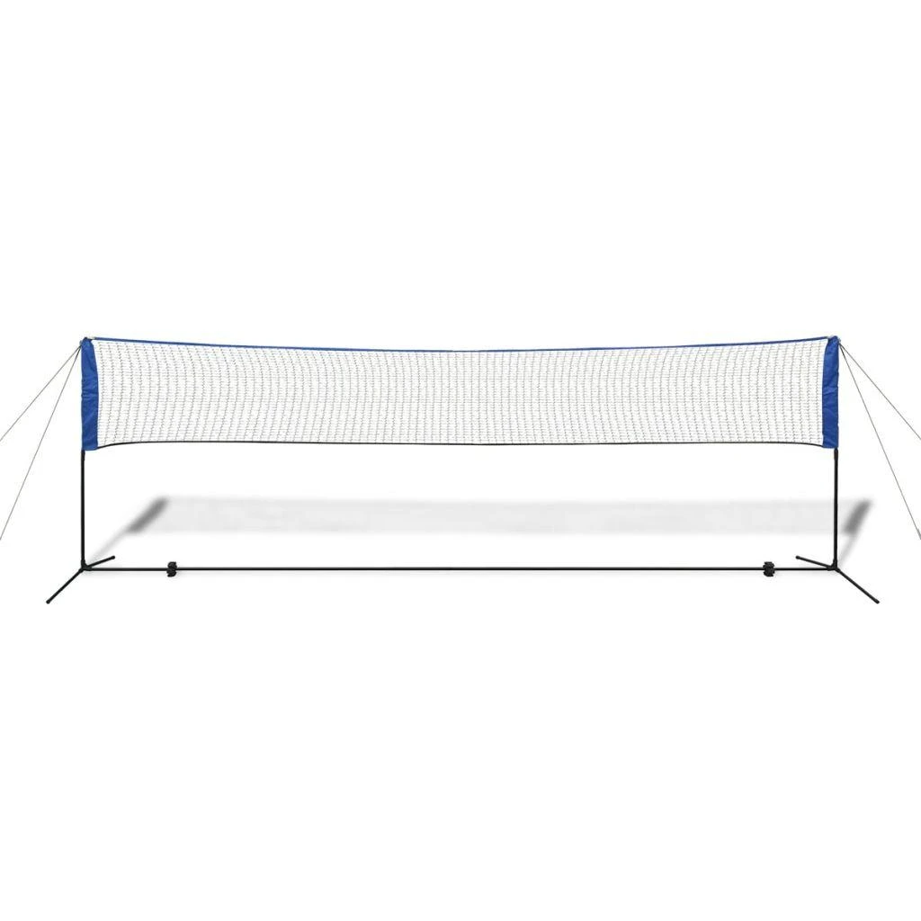 Badmintono tinklas su plunksninukais, 500x155 cm