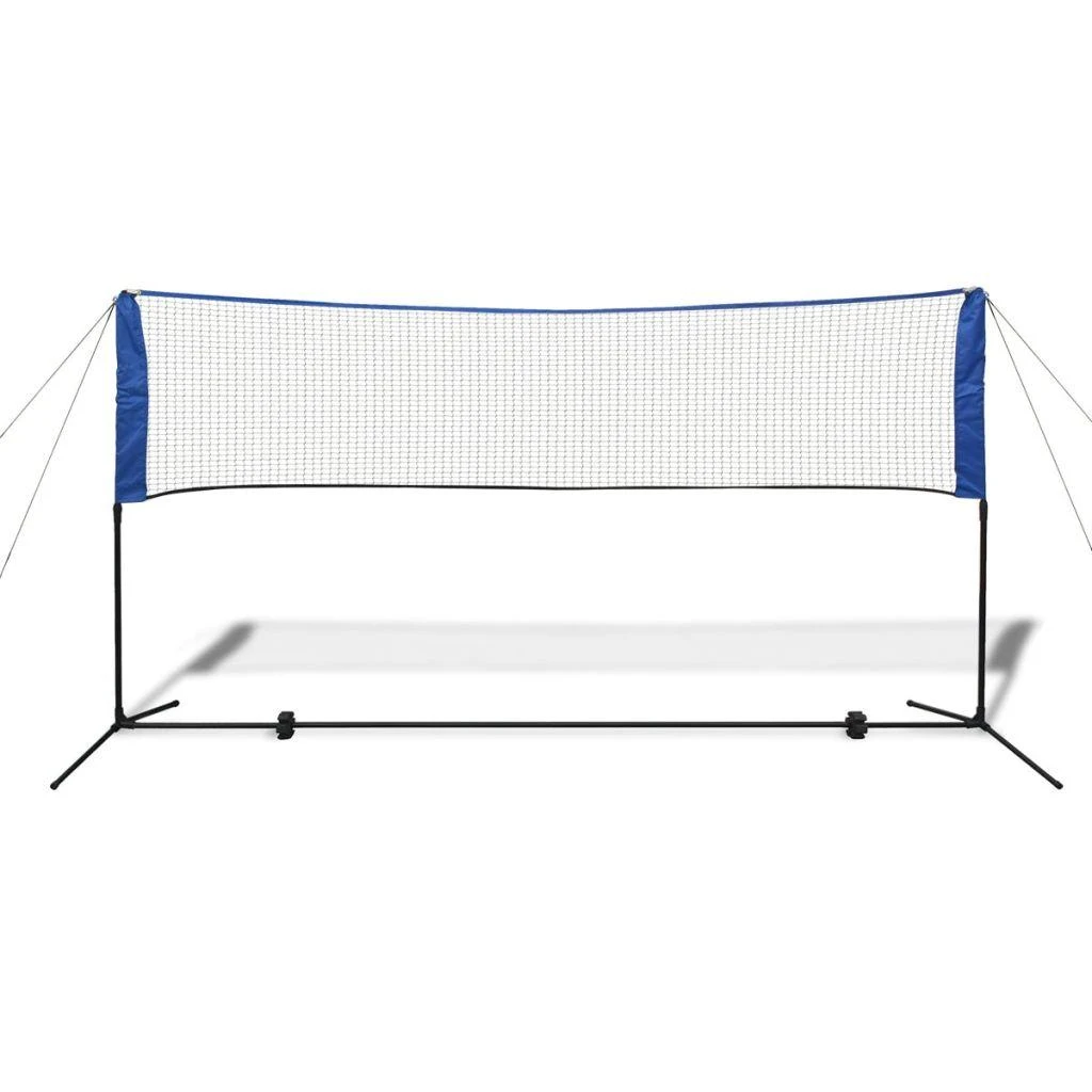 Badmintono tinklas su plunksninukais, 300x155 cm