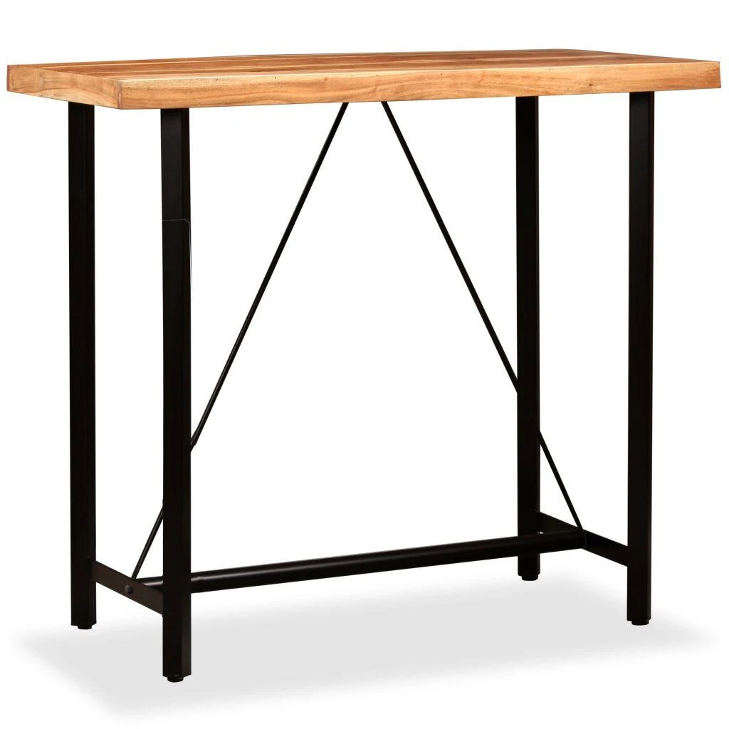 Baro stalas, akacijos mediena, 120x60x107 cm