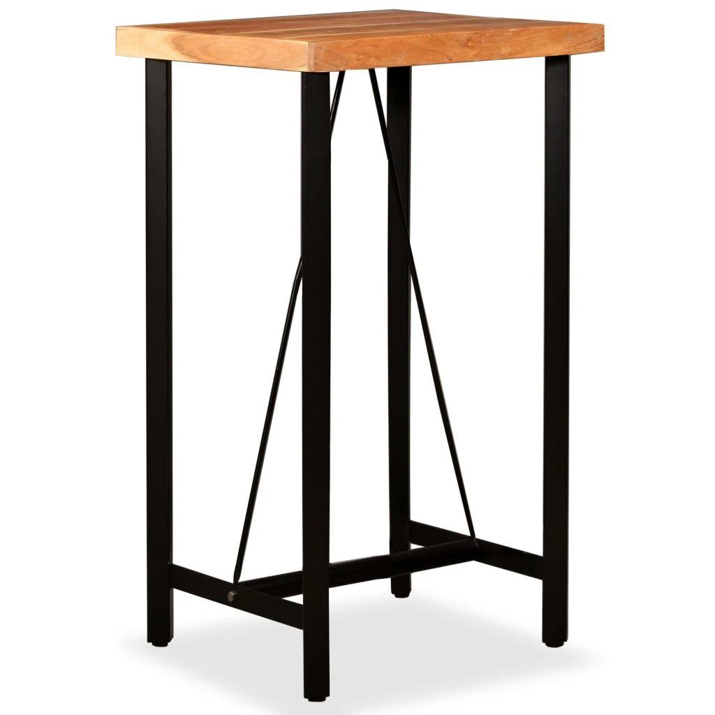 Baro stalas, akacijos mediena, 60x60x107 cm