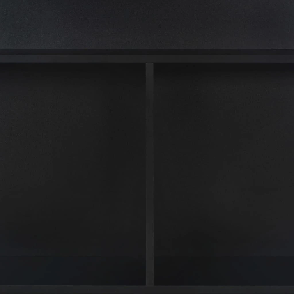 Baro stalas su 2 stalviršiais, juodos sp., 130x40x120cm