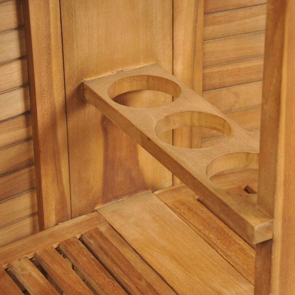 Lauko baldų komplektas Bistro baldų kompl. su sulank. kėd., 3d., tikm. med. mas.