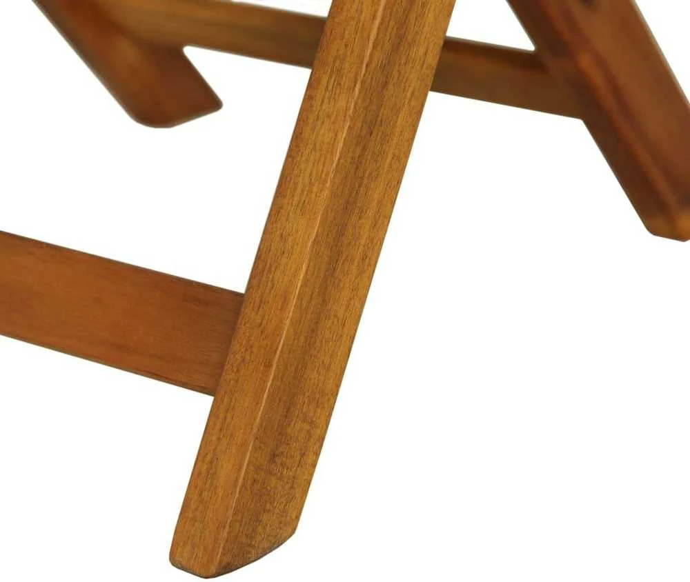 Lauko baldų komplektas Bistro komplektas su pagalvėlėmis, 3d., akacijos med. masyv.