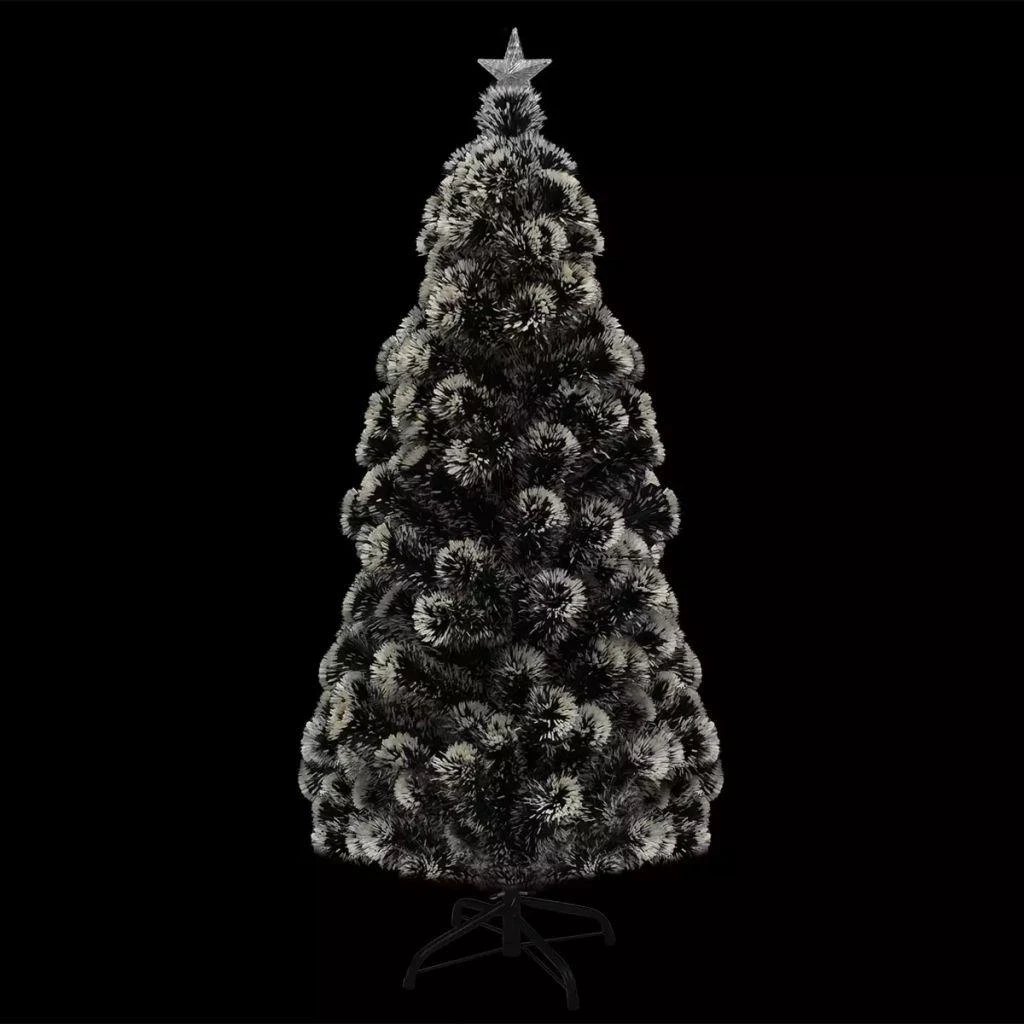 Apšviesta Kalėdų eglutė su stovu, 210cm, optinis pluoštas
