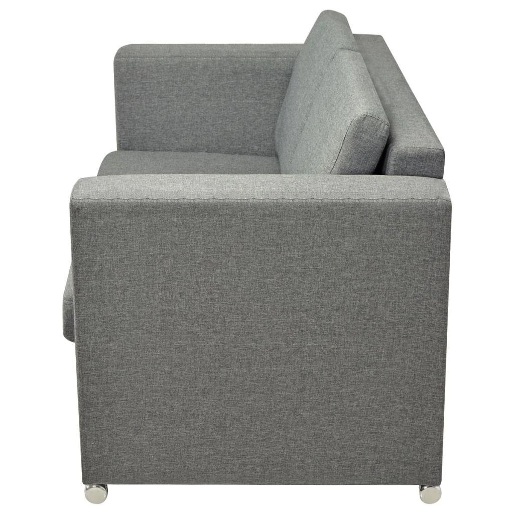 Dvivietė sofa, audinys, šviesiai pilka