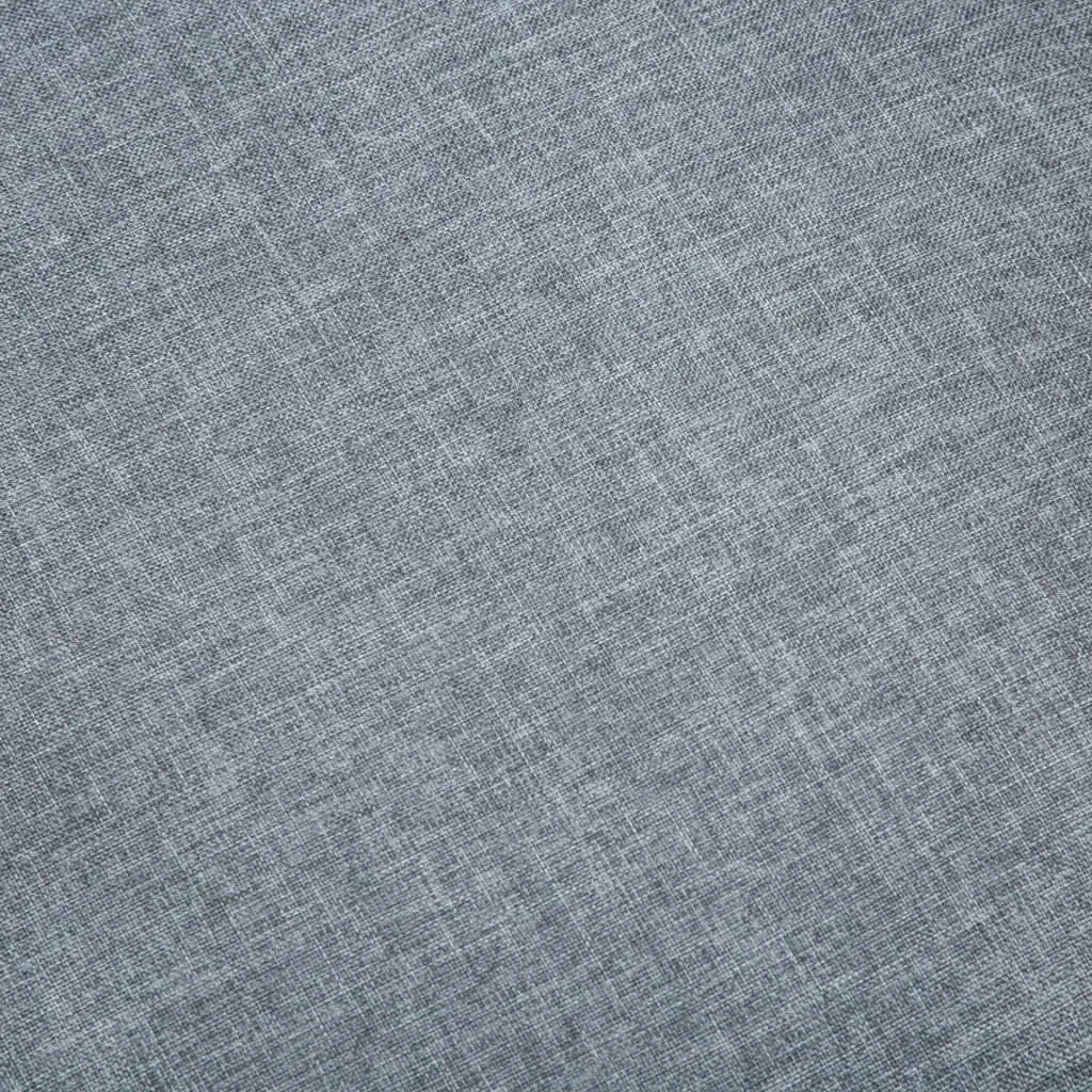 Dvivietė sofa, audinys, šviesiai pilkos spalvos