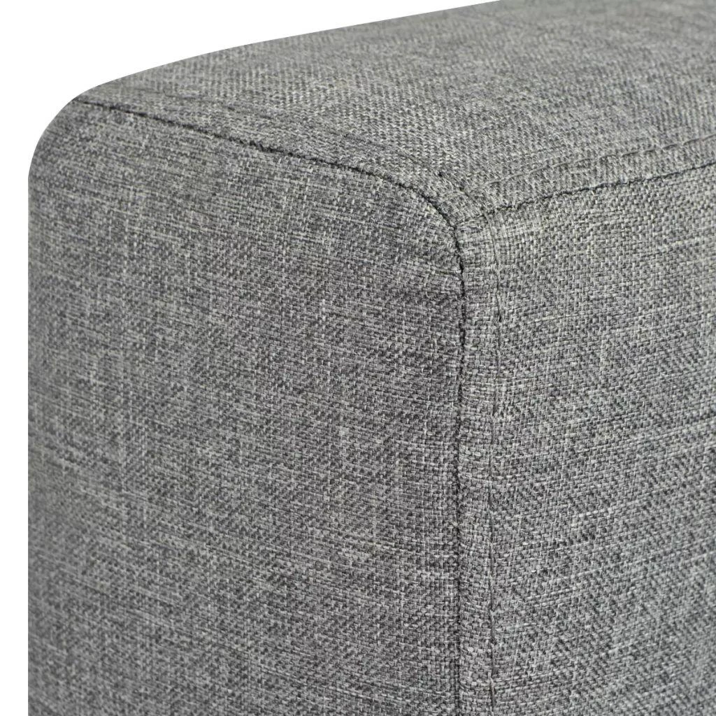 Dvivietė sofa, audinys, šviesiai pilka