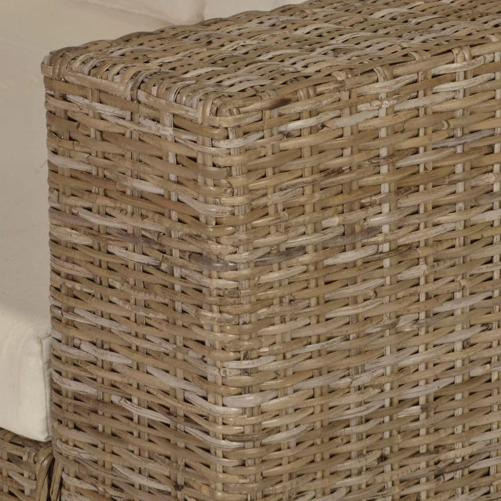 Sofa Dvivietės ir trivietės sofų komplektas, ratanas
