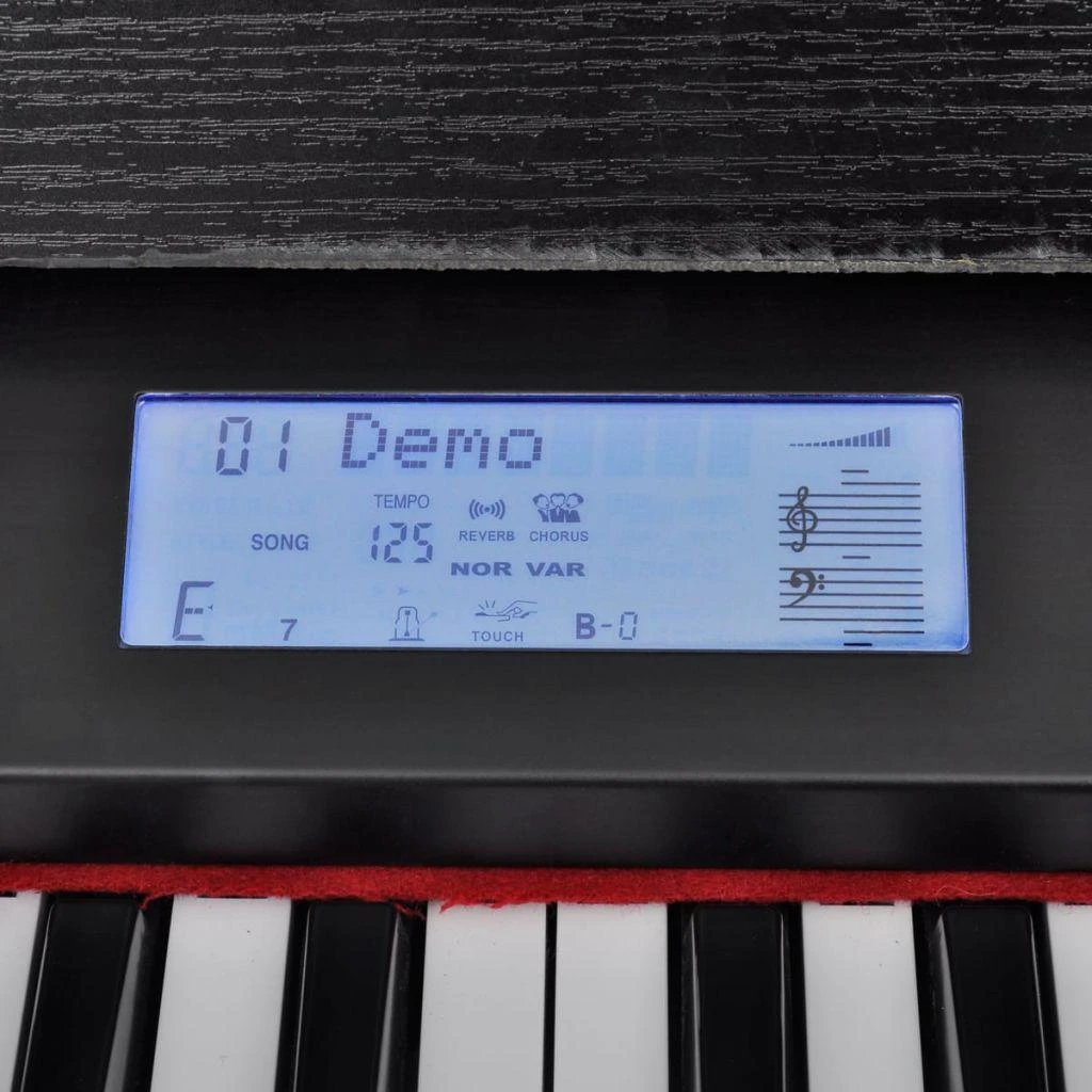 Elektrinis skaitmeninis pianinas su stovu natoms, 88 klavišų
