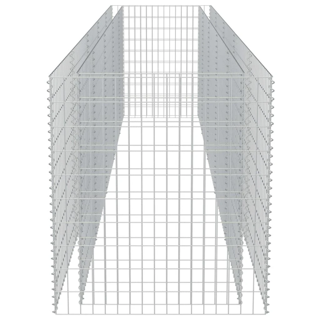 Gabiono vazonas, galvanizuotas plienas, 450x90x100cm, aukštas