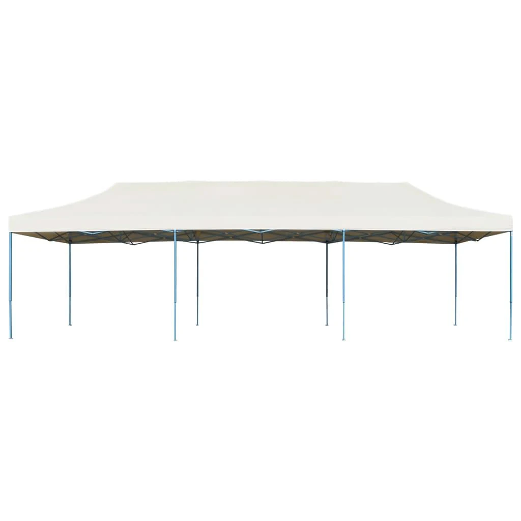 Išskleidžiama proginė palapinė, kreminės spalvos, 3x9m