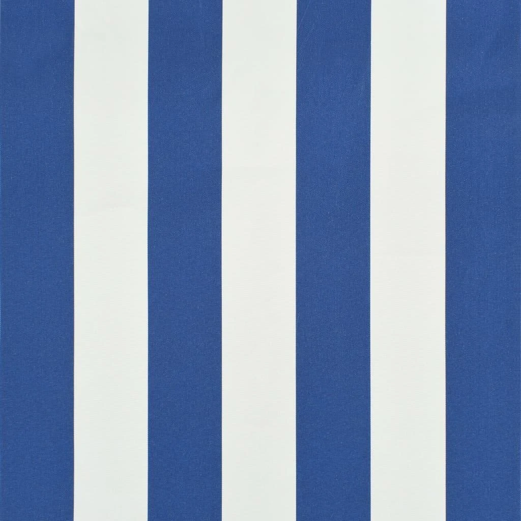 Ištraukiama markizė, mėlynos ir baltos spalvos, 250x150 cm