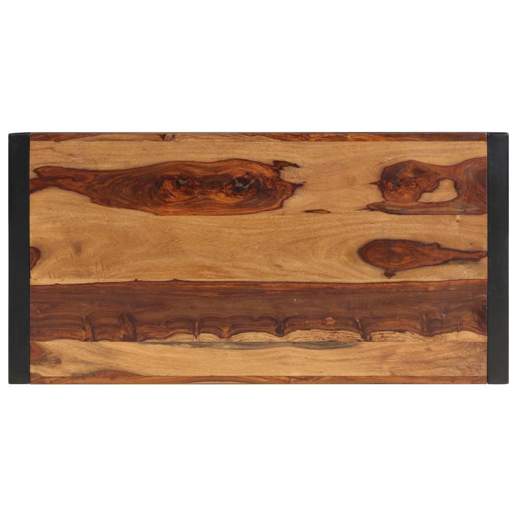 Kavos staliukas, 120x60x40 cm, rausvosios dalberg. med. masyvas