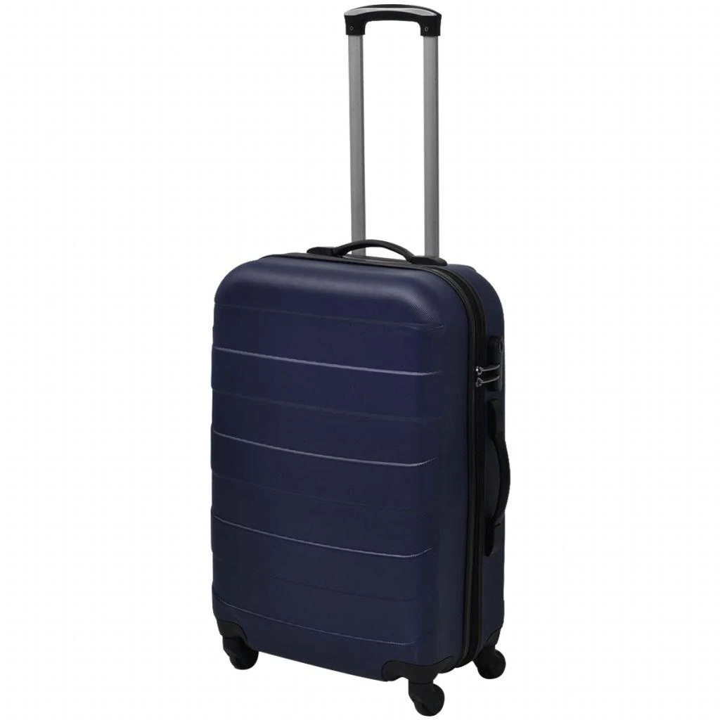 Kelioninis Lagaminų rinkinys, mėlynas, 45,5/55/66cm, kieto korpuso