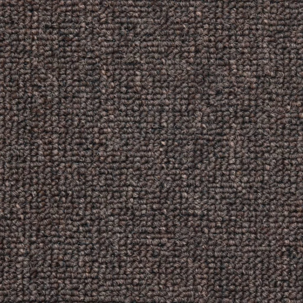 Kilimėliai laiptams, 15vnt., rudos kavos spalvos, 56x17x3cm