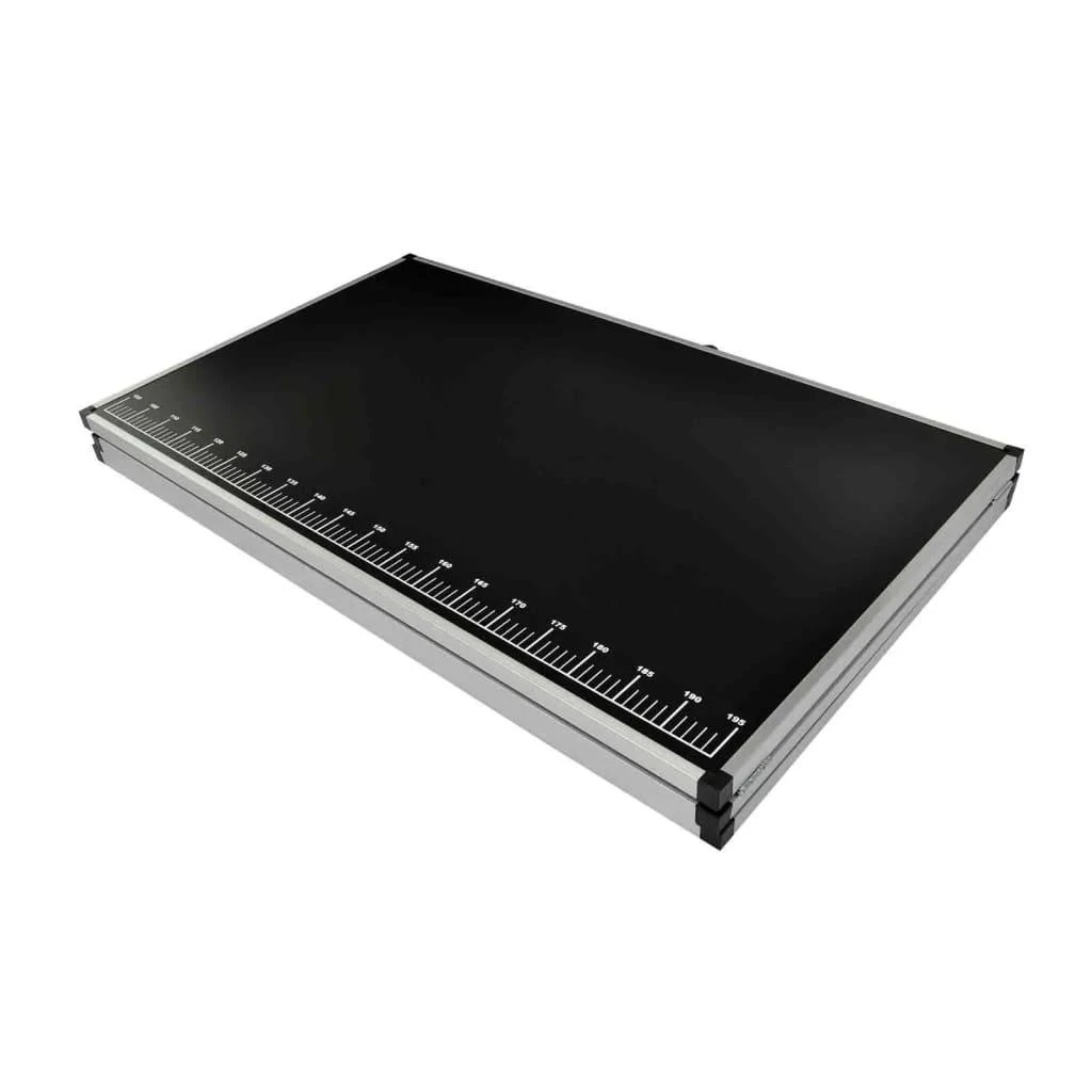 Klijavimo stalas, sulankst., MDF ir aliuminis, 300x60x78cm