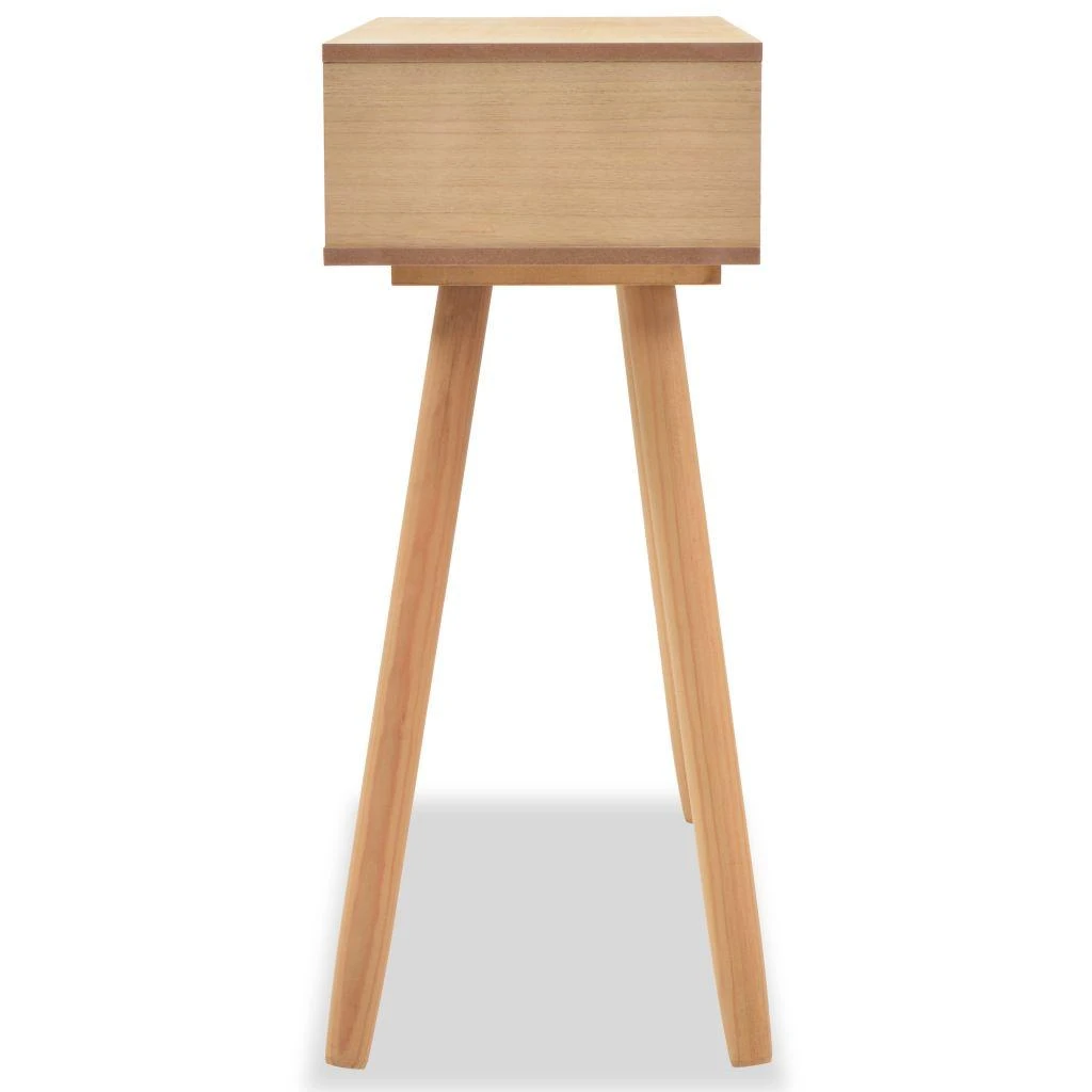 Konsolinis stalas, masyvi pušies mediena, 80x30x72cm, ruda