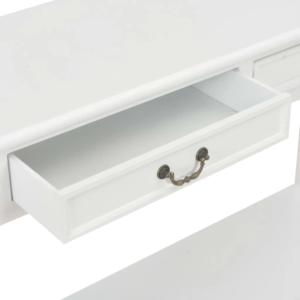 Konsolinis staliukas, baltos sp., 110x35x80cm, mediena