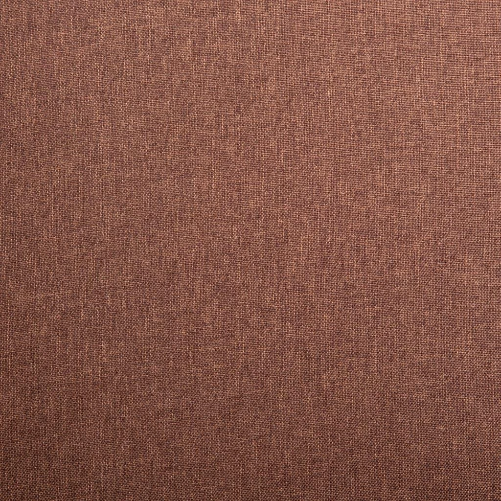 Fotelis Krėslas, rudas, audinys