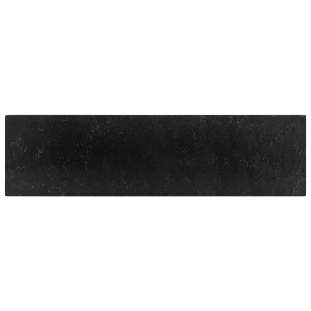 Praustuvas, juodas, 45x30x12cm, marmuras
