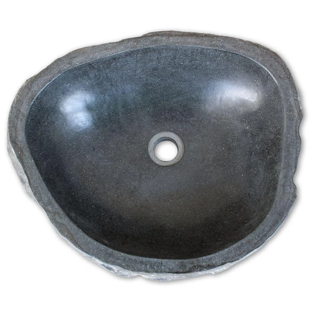 Praustuvas, (37-46)x(29-36)cm, upės akmuo, ovalo formos