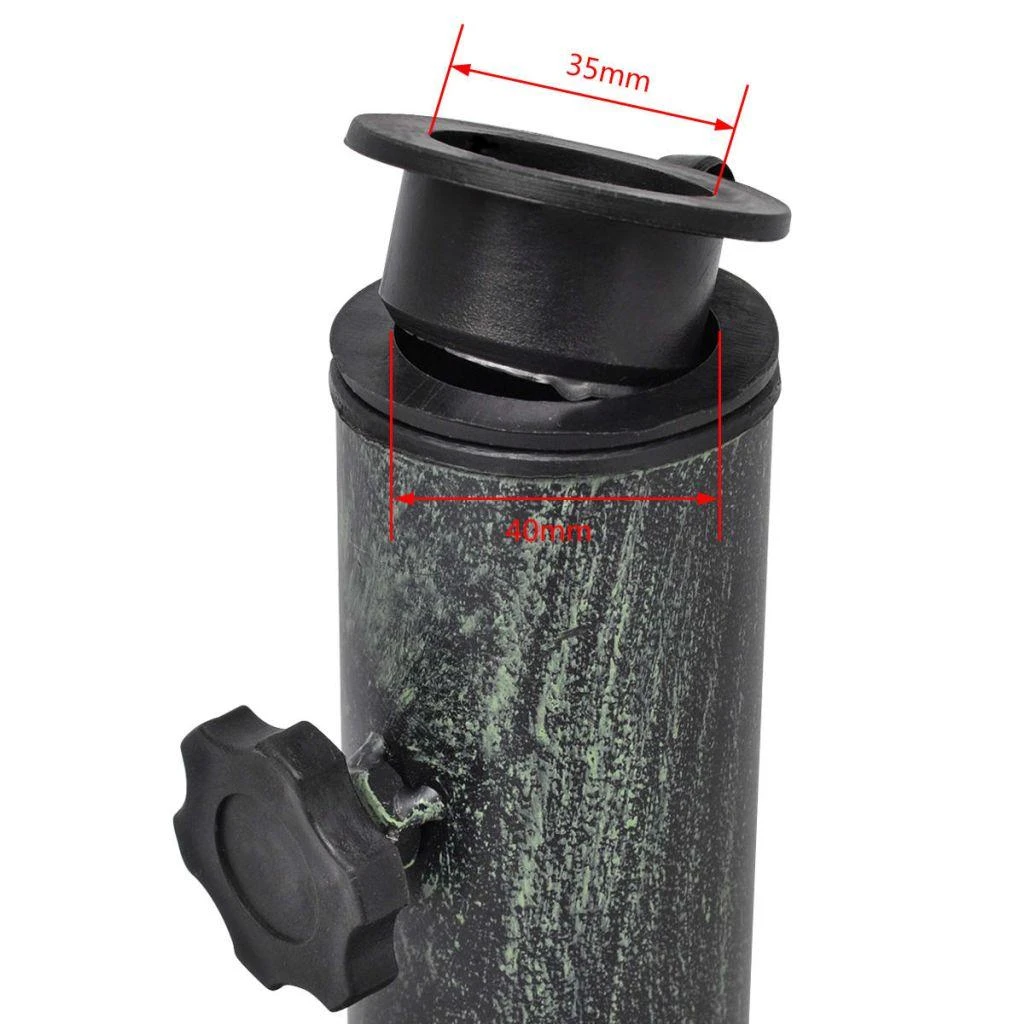 lauko skėčio pagrindas iš ketaus, 12 kg 48 cm