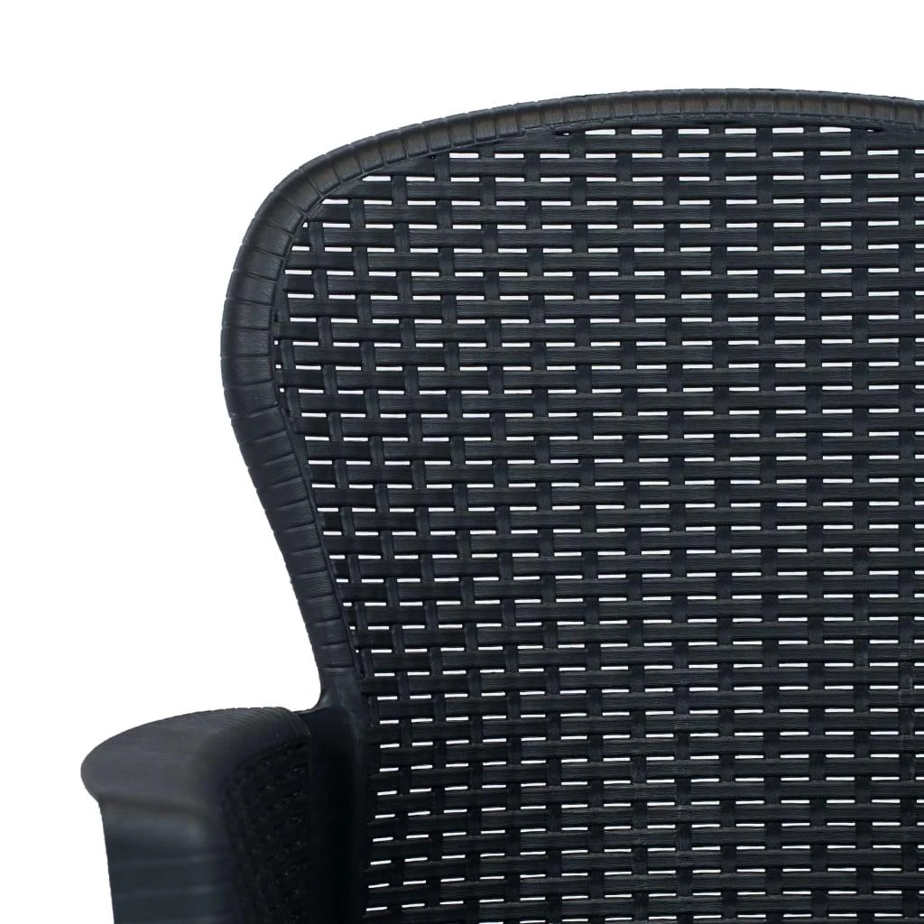 Lauko baldų komplektas Lauko valg. baldų komplekt., 5d., antrac. sp., ratano imitacija