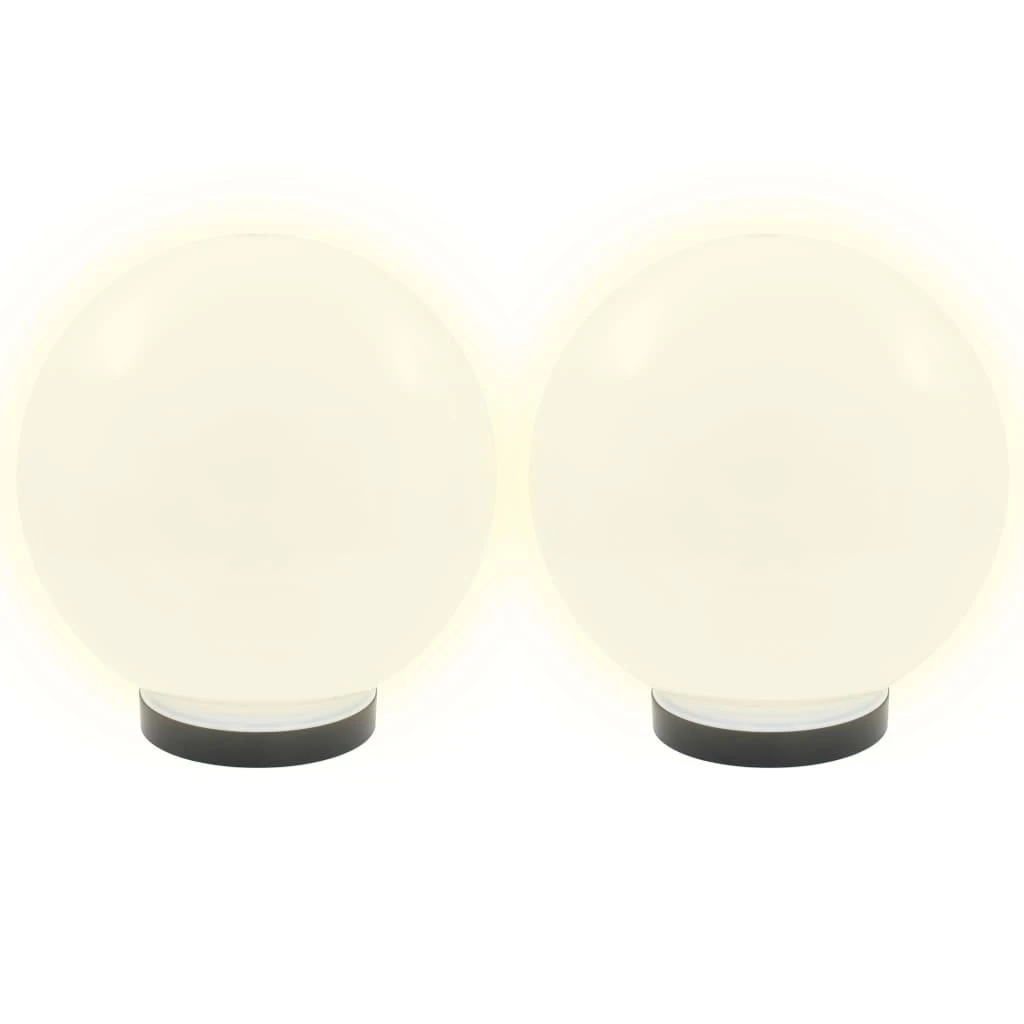 LED lempos, rutulio formos, 4vnt., sferinės, 25cm, PMMA