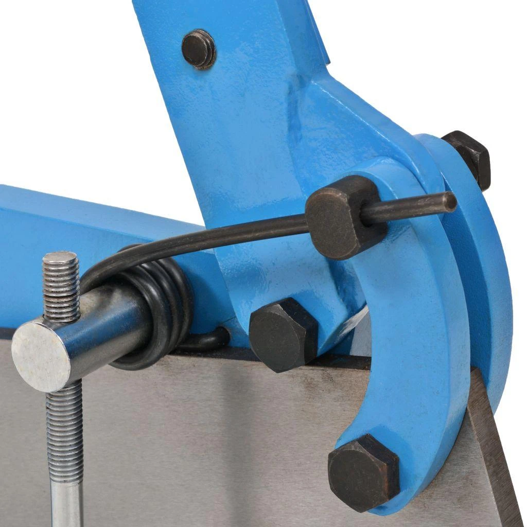 Metalo žirklės su svirtimi, mėlynos spalvos, 300mm