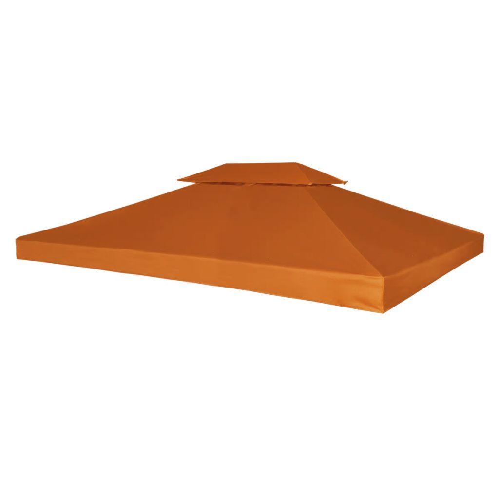 Pakaitinis pavėsinės uždangalas, oranžinis, 3x4m, 310g/m²