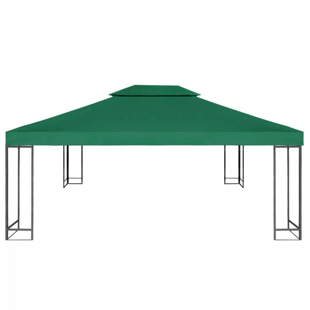 Atsarginis pavėsinės uždangalas, žalias, 310g/m², 3x4m
