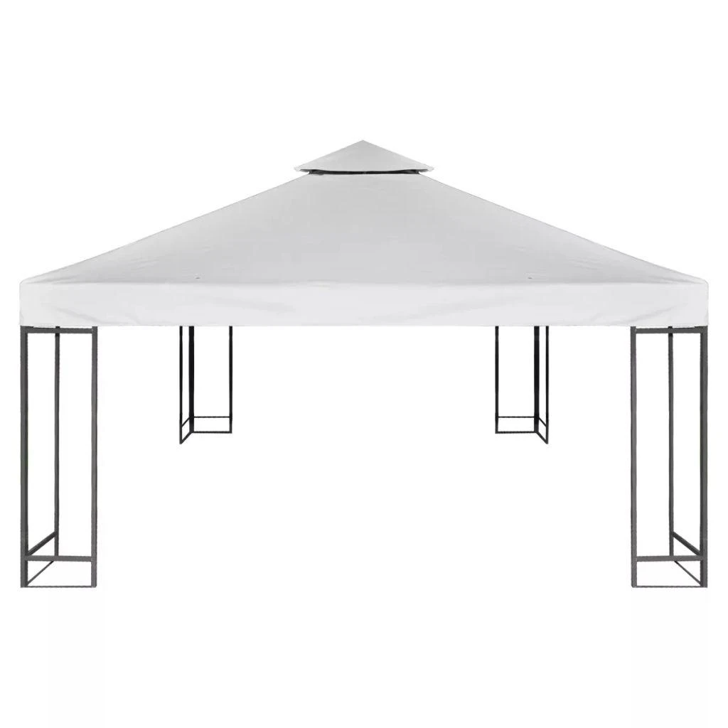 Atsarginis pavėsinės uždangalas, 310g/m², kreminė balta, 3x3m