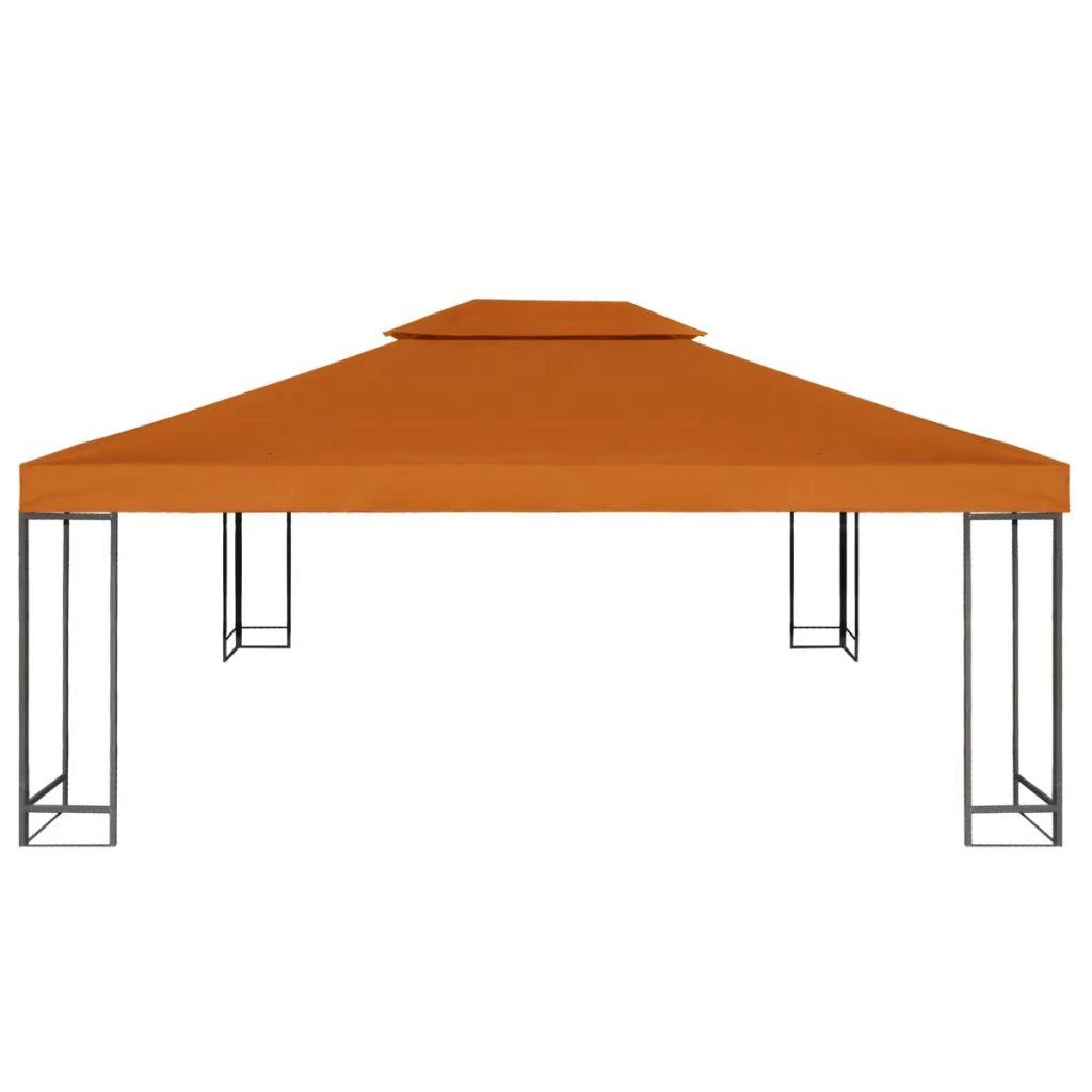 Pakaitinis pavėsinės uždangalas, oranžinis, 3x4m, 310g/m²