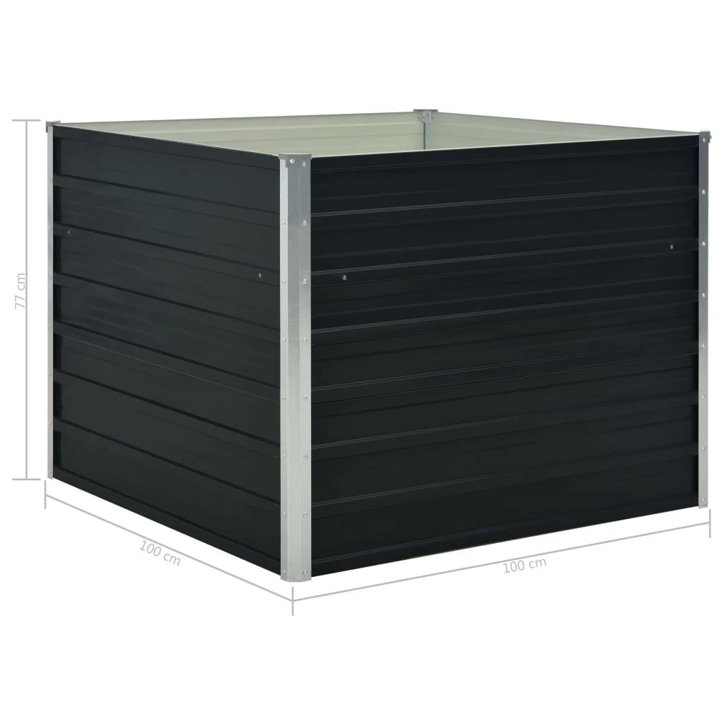 Pakeltas sodo lovelis, antr. sp., 100x100x77cm, galvan. plienas