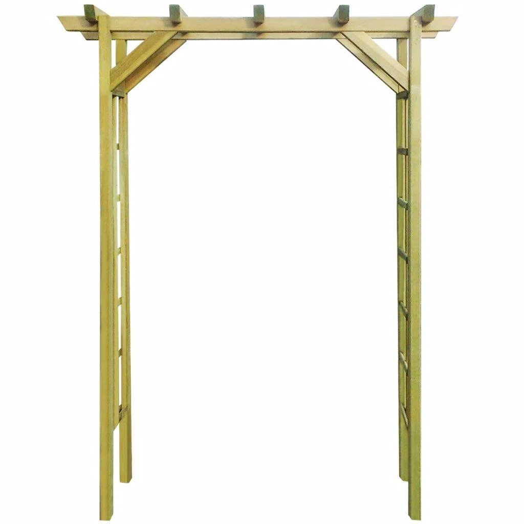 Pavėsinė/rožių arka, 150x60x204cm, impregnuota mediena