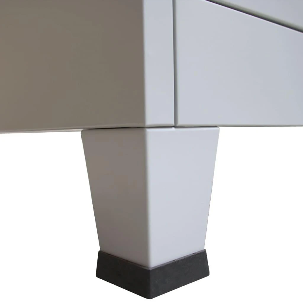 Persirengimo spintelė, 9 skyrių, plieninė, 90x45x180 cm, pilka