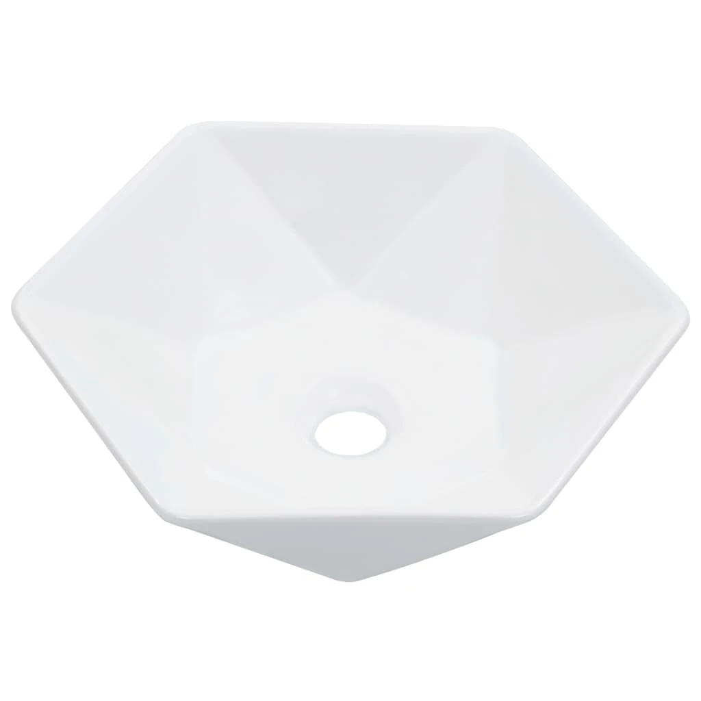 Praustuvas, baltos sp., 41x36,5x12cm, keramika