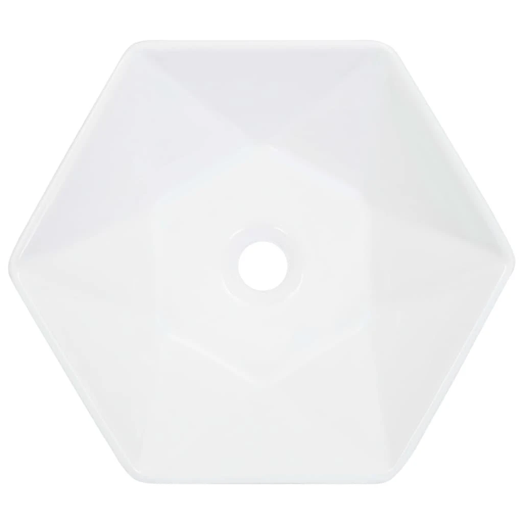 Praustuvas, baltos sp., 41x36,5x12cm, keramika