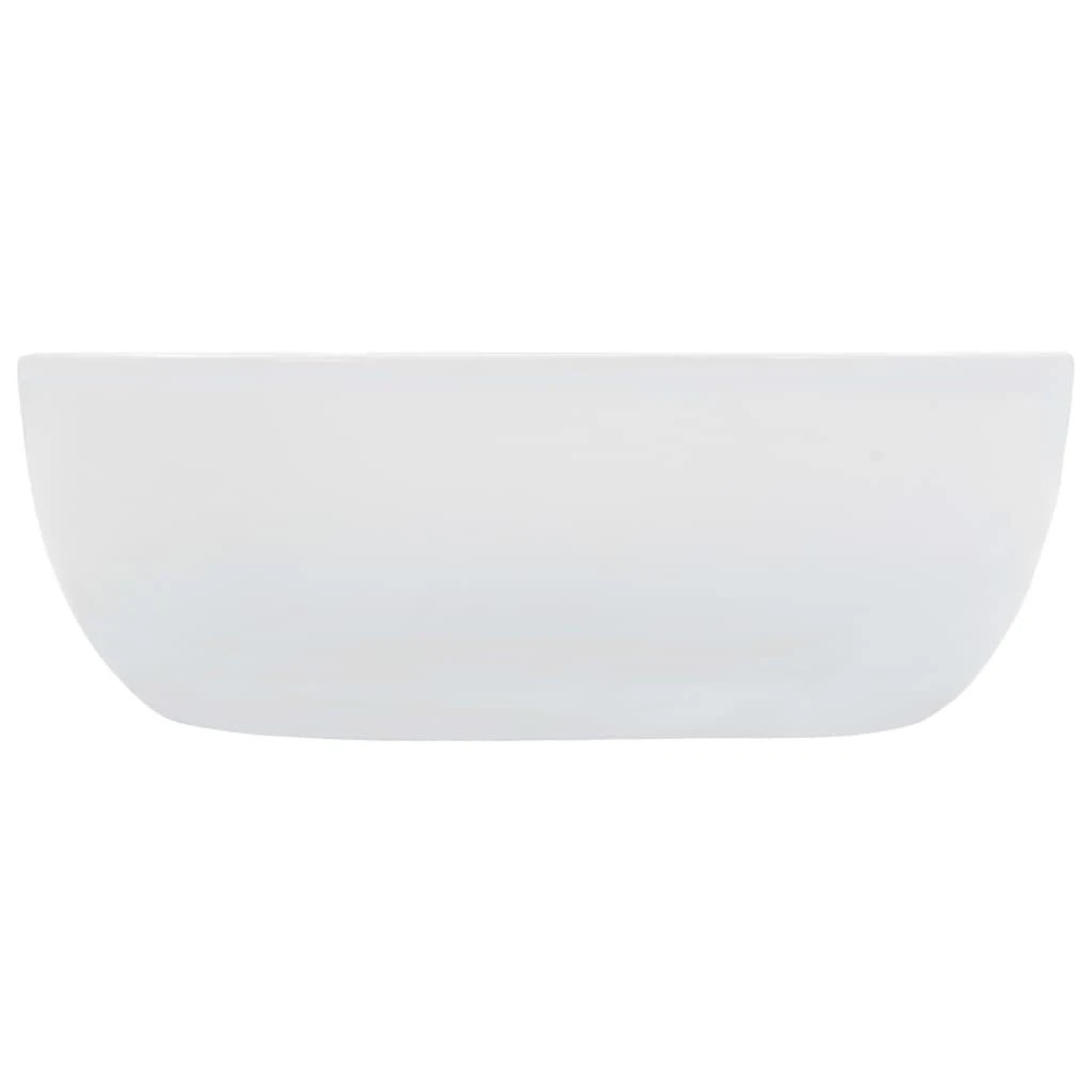Praustuvas, baltos sp., 42,5x42,5x14,5cm, keramika