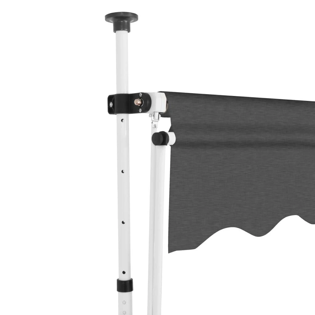 Rankiniu būdu ištraukiama markizė, antracito, 250cm