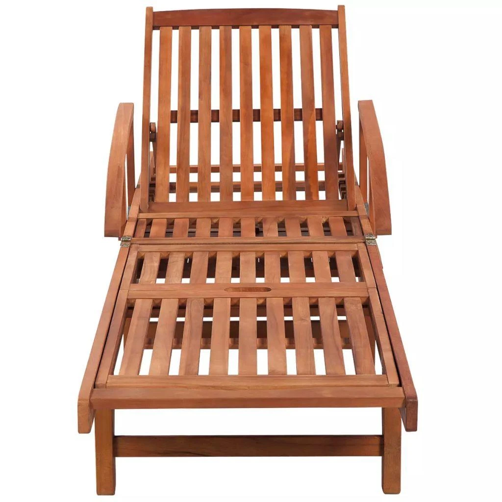 Sofa Saulės gultai, 2 vnt., su staliuku, akacijos mediena