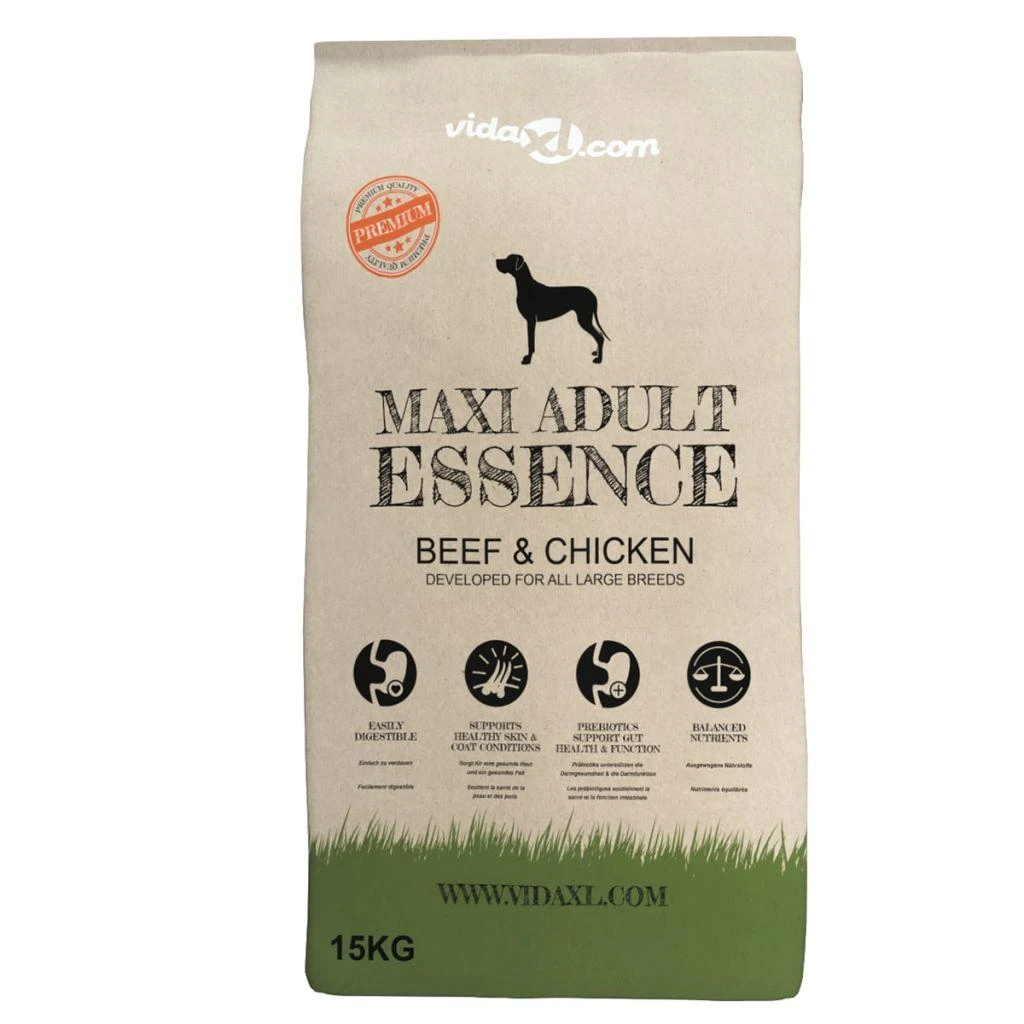 Sausas maist. šun., Maxi Adult Essence jautiena&vištiena, 2vnt.,30kg